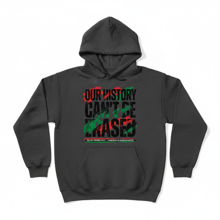 Our History Can't Be Erased Hoodie - Dark Gray