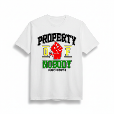 Property of Nobody White T-Shirt
