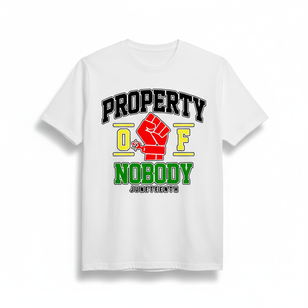 Property of Nobody White T-Shirt