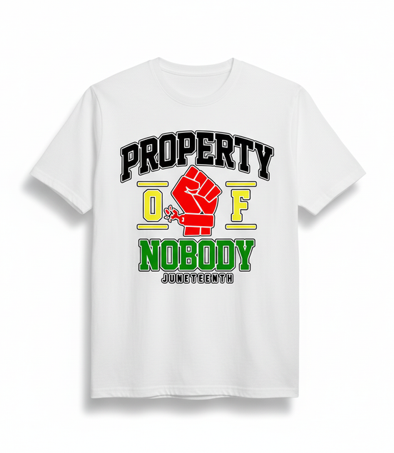 Property of Nobody White T-Shirt