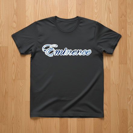 Eminence Blue Rose Lioness Gray T-Shirt Front