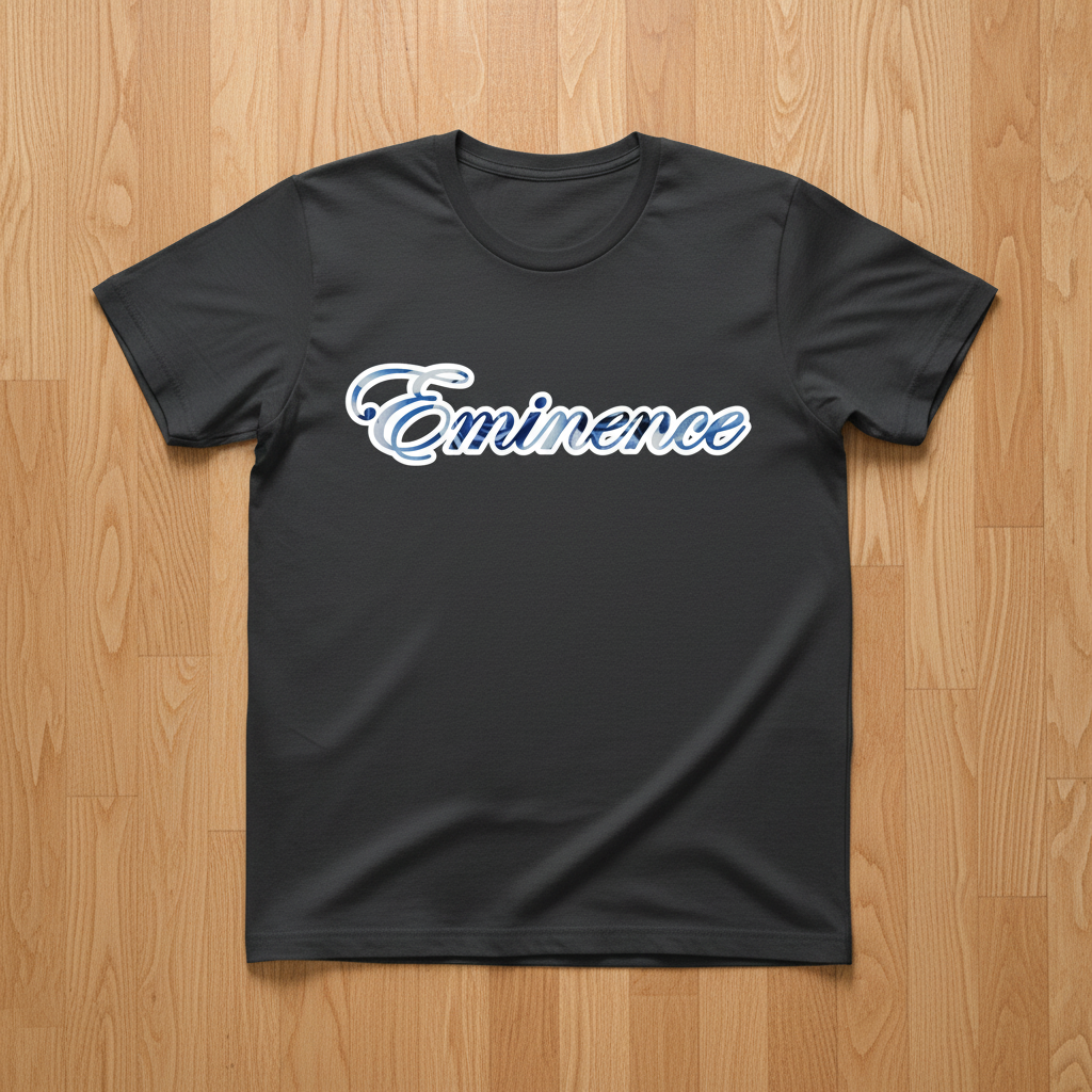 Eminence Blue Rose Lioness Gray T-Shirt Front