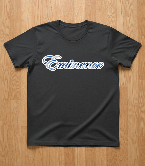 Eminence Blue Rose Lioness Gray T-Shirt Front