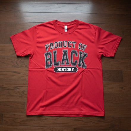 Product of Black History Red T-Shirt