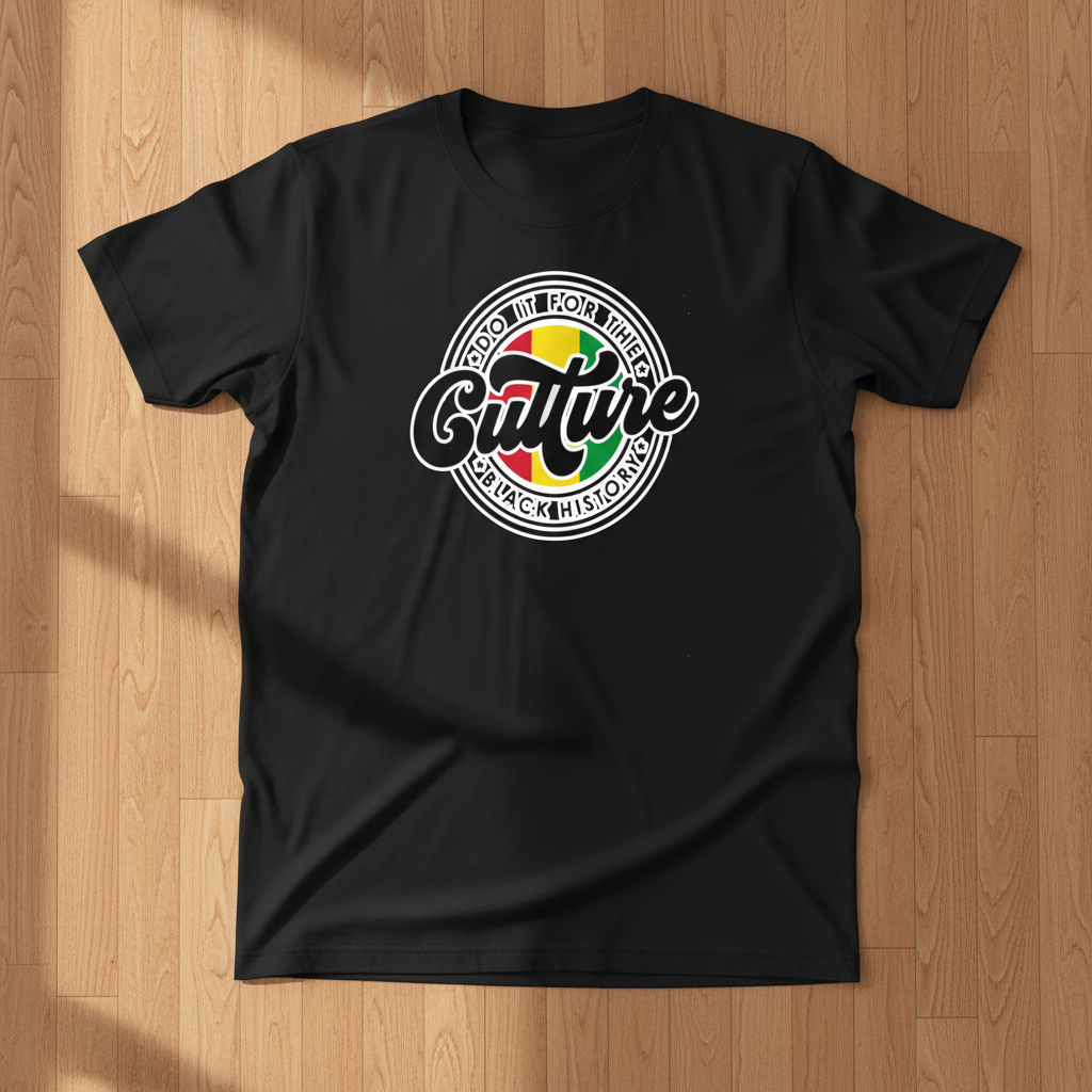 Do It For The Culture Black T-Shirt