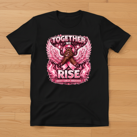 Together We Rise Black T-Shirt