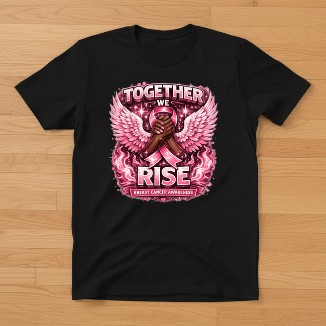 Together We Rise Black T-Shirt