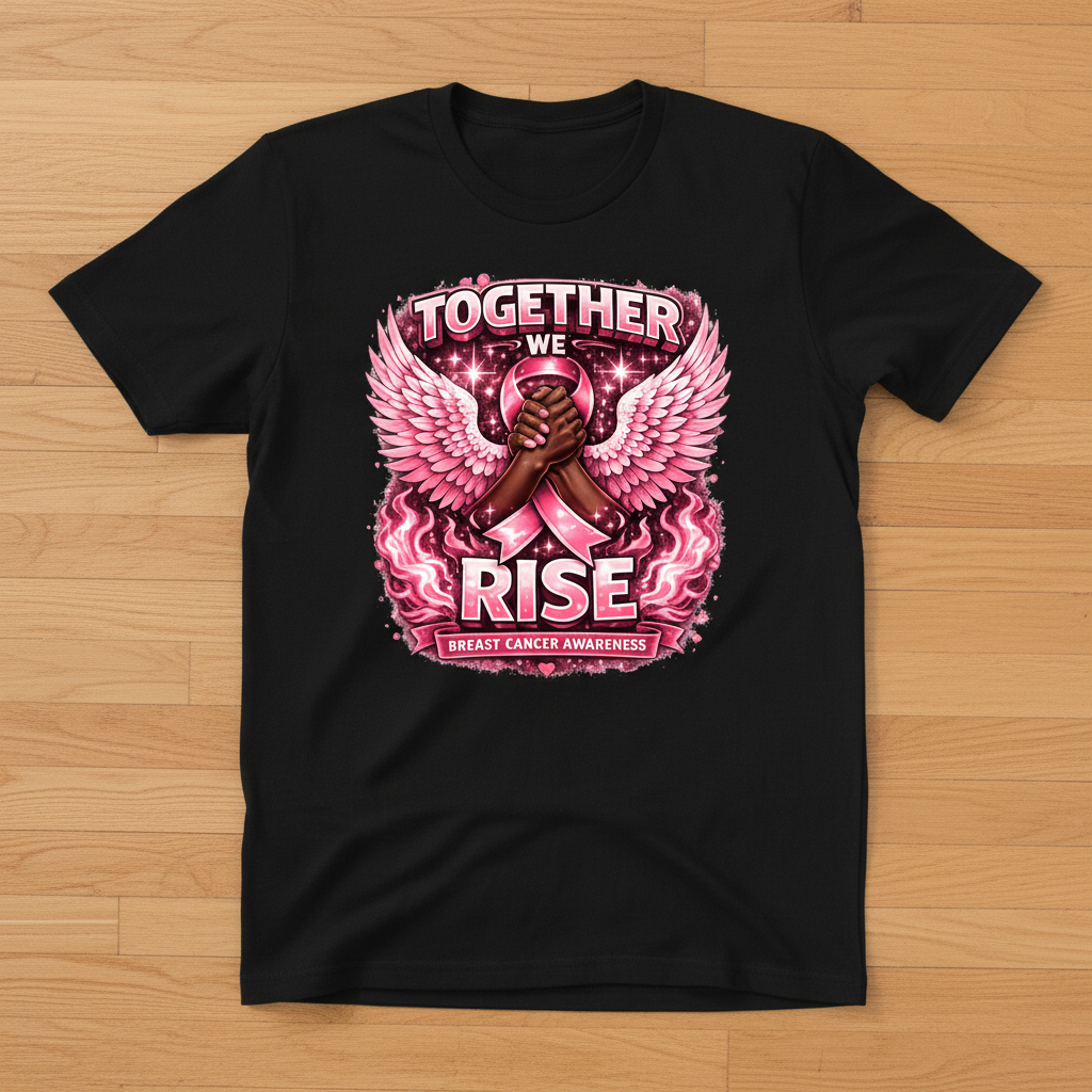 Together We Rise Black T-Shirt