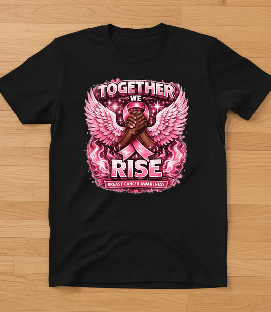 Together We Rise Black T-Shirt