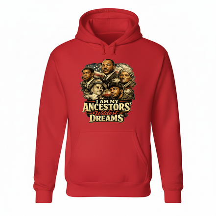 Ancestors Bright Red Hoodie