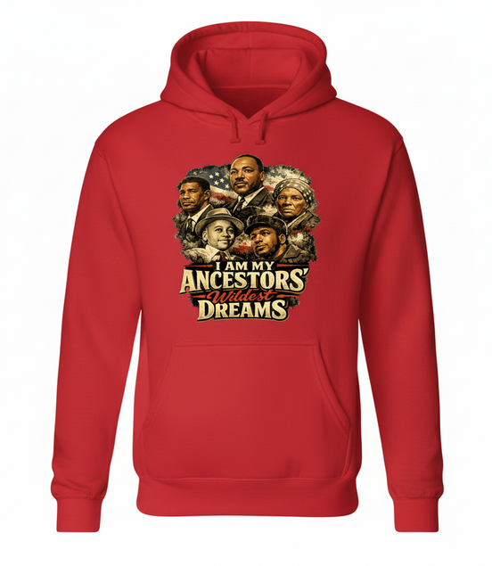 Ancestors Bright Red Hoodie