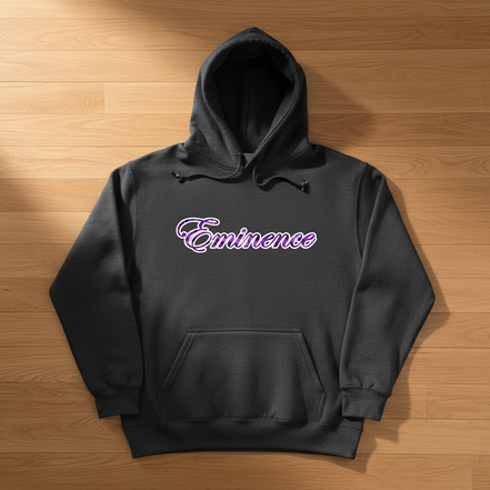 Eminence Purple Rose Lioness Gray Hoodie Front