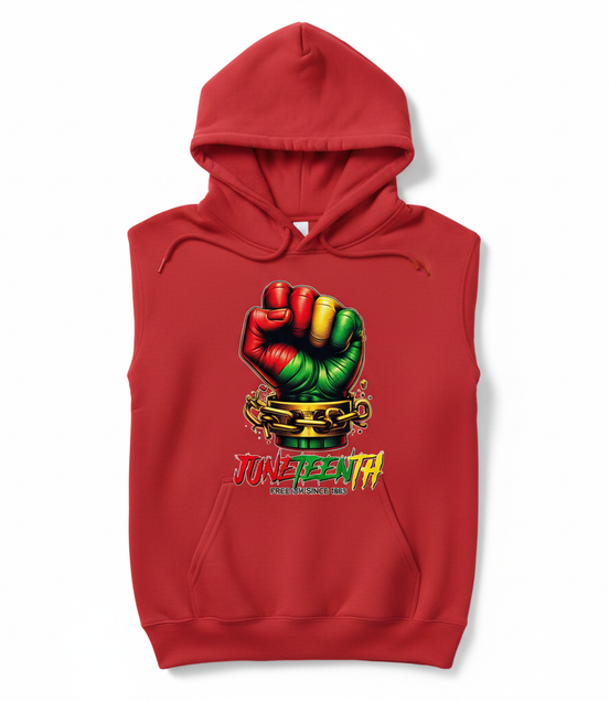 Juneteenth Free Ish Since 1865 Hoodie - Red
