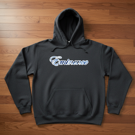 Eminence Blue Rose Lioness Gray Hoodie Front