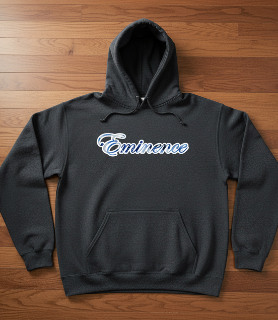 Eminence Blue Rose Lioness Gray Hoodie Front