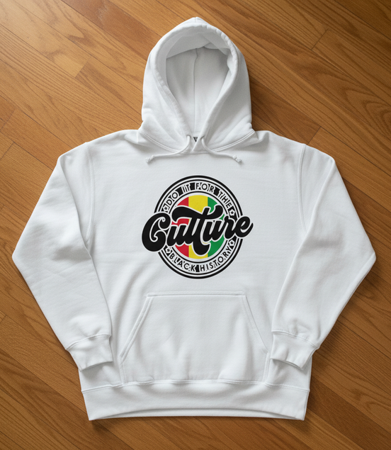 Do It For The Culture White Hoodie
