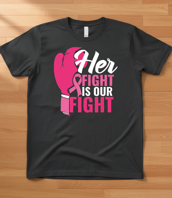 Her Fight Is Our Fight Gray T-Shirt