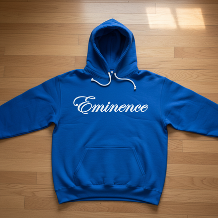 Eminence White Lioness Royal Blue Hoodie Front