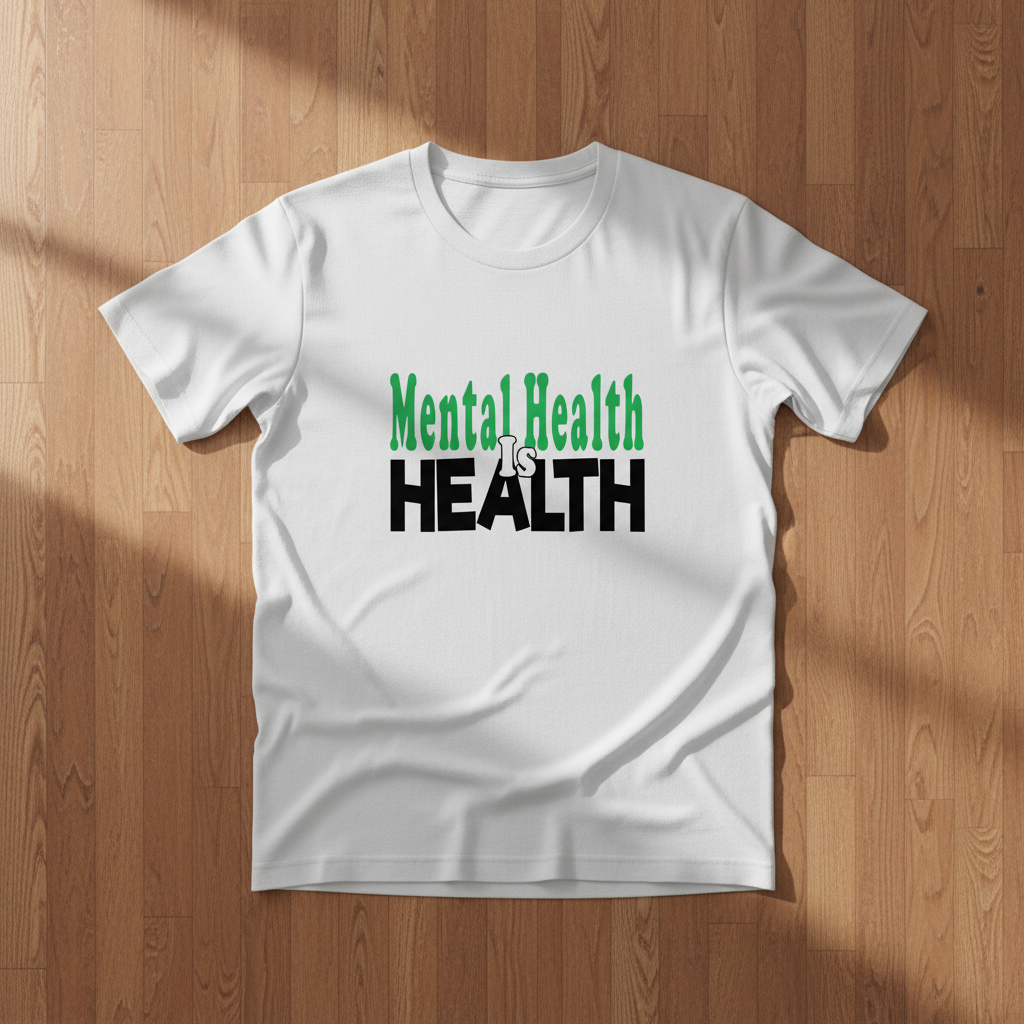 Mental Health is Health White T-Shirt