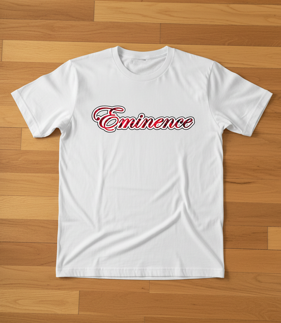Eminence Red Rose Lioness White T-Shirt Front