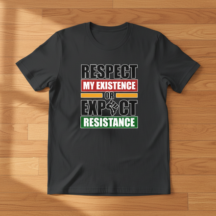 Respect My Existence Gray T-Shirt