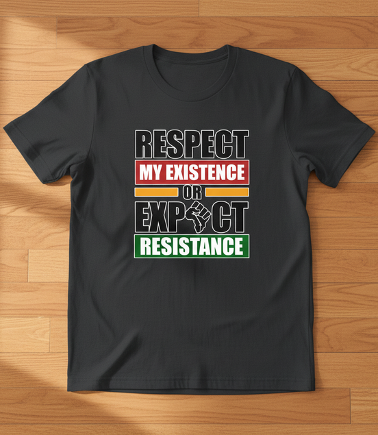Respect My Existence Gray T-Shirt