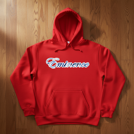 Eminence Blue Rose Lioness Red Hoodie Front