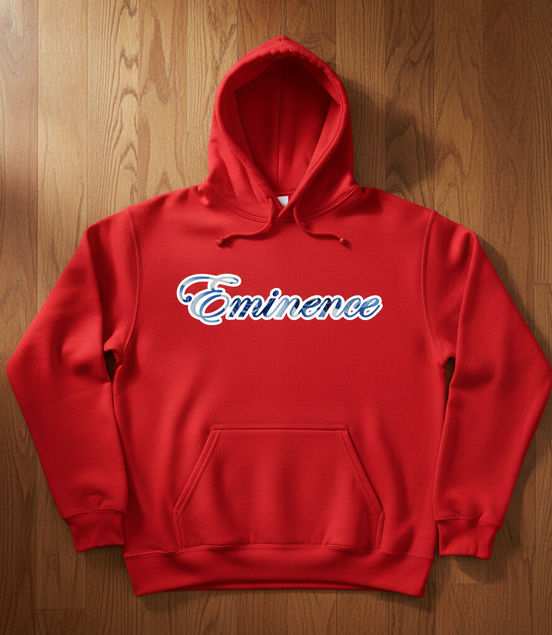 Eminence Blue Rose Lioness Red Hoodie Front