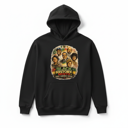 Black History Month Black Hoodie