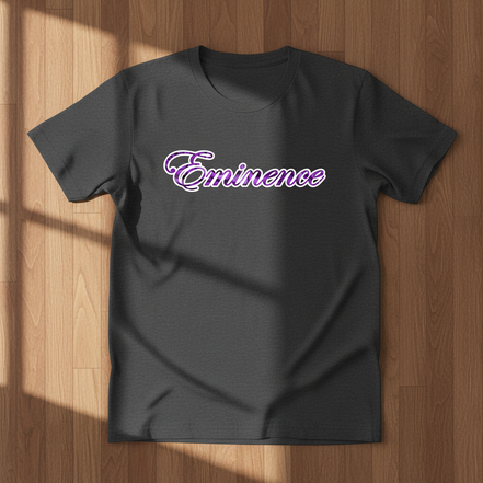Eminence Purple Rose Lioness Gray T-Shirt Front