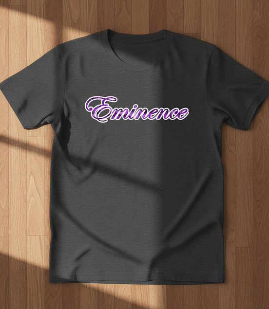 Eminence Purple Rose Lioness Gray T-Shirt Front