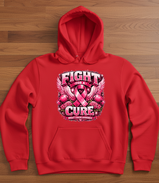 Fight for a Cure Red Hoodie Large