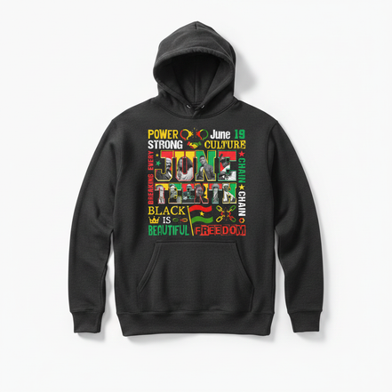 Juneteenth Power Culture Hoodie - Dark Gray