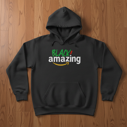 Black & Amazing Gray Hoodie