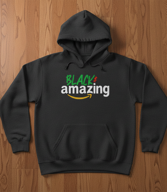 Black & Amazing Gray Hoodie