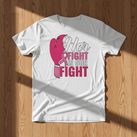 Her Fight Is Our Fight White T-Shirt