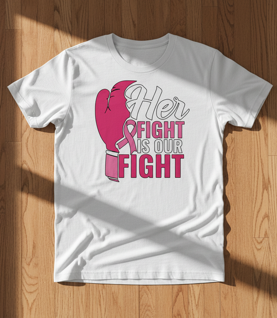 Her Fight Is Our Fight White T-Shirt