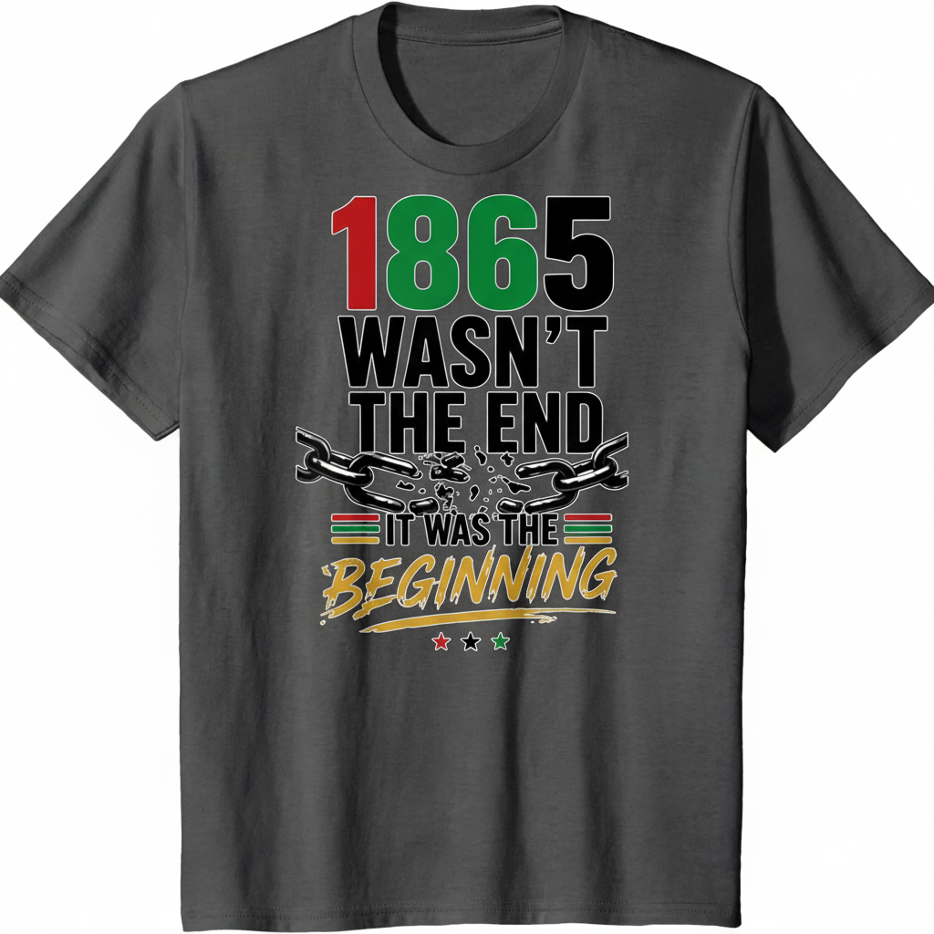 1865 Wasn't the End Graphic Tee - Dark Gray