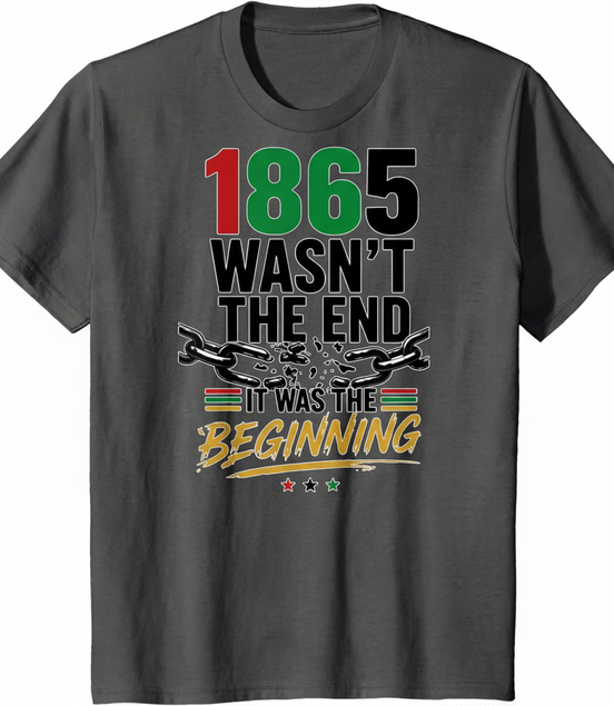 1865 Wasn't the End Graphic Tee - Dark Gray