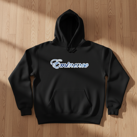 Eminence Blue Rose Lioness Black Hoodie Front