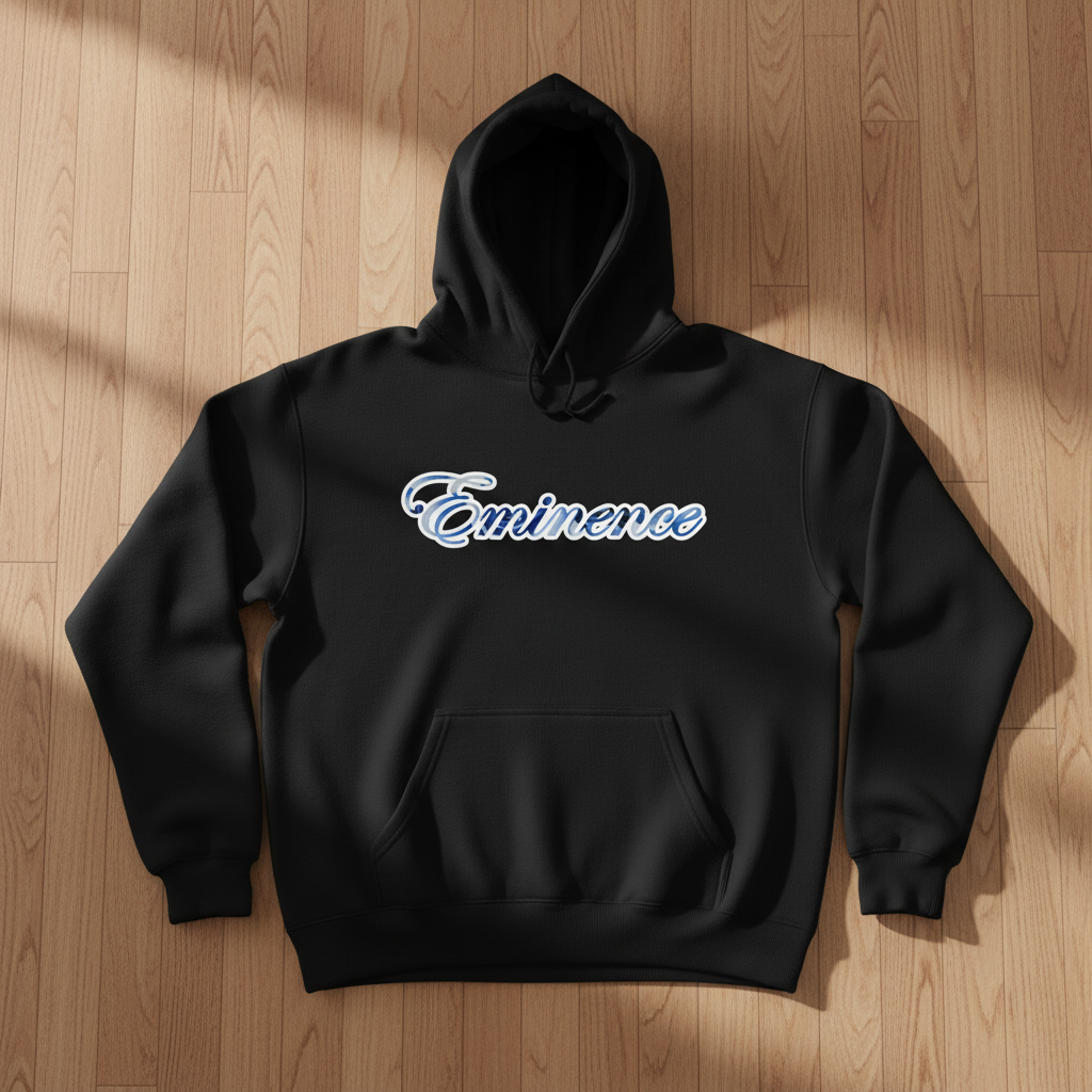 Eminence Blue Rose Lioness Black Hoodie Front