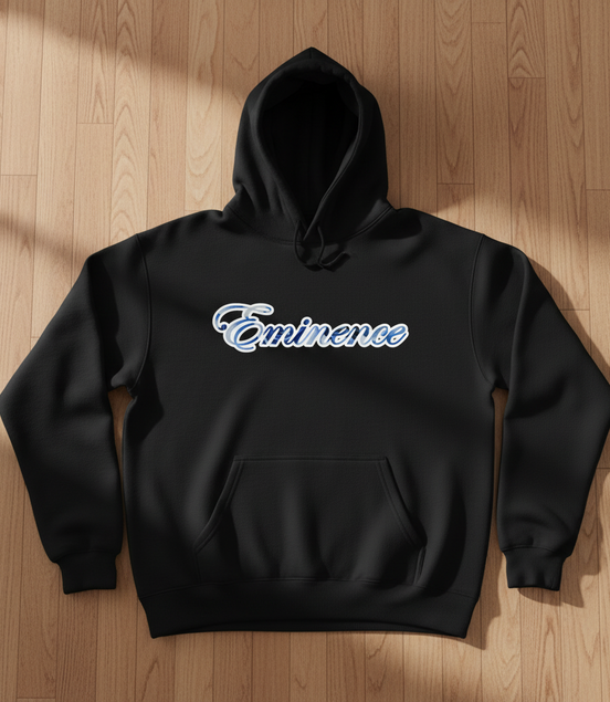 Eminence Blue Rose Lioness Black Hoodie Front