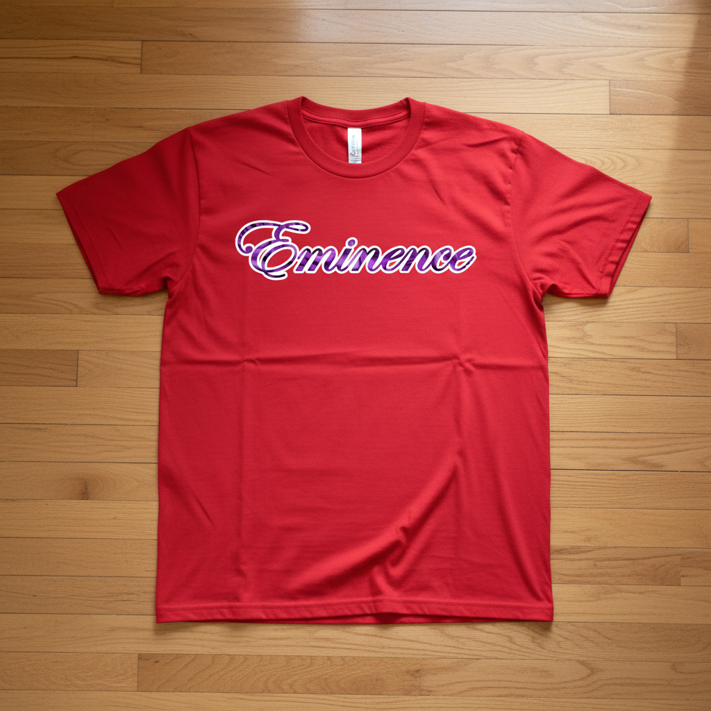 Eminence Purple Rose Lioness Red T-Shirt Front