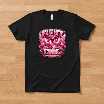 Fight for a Cure Black T-Shirt