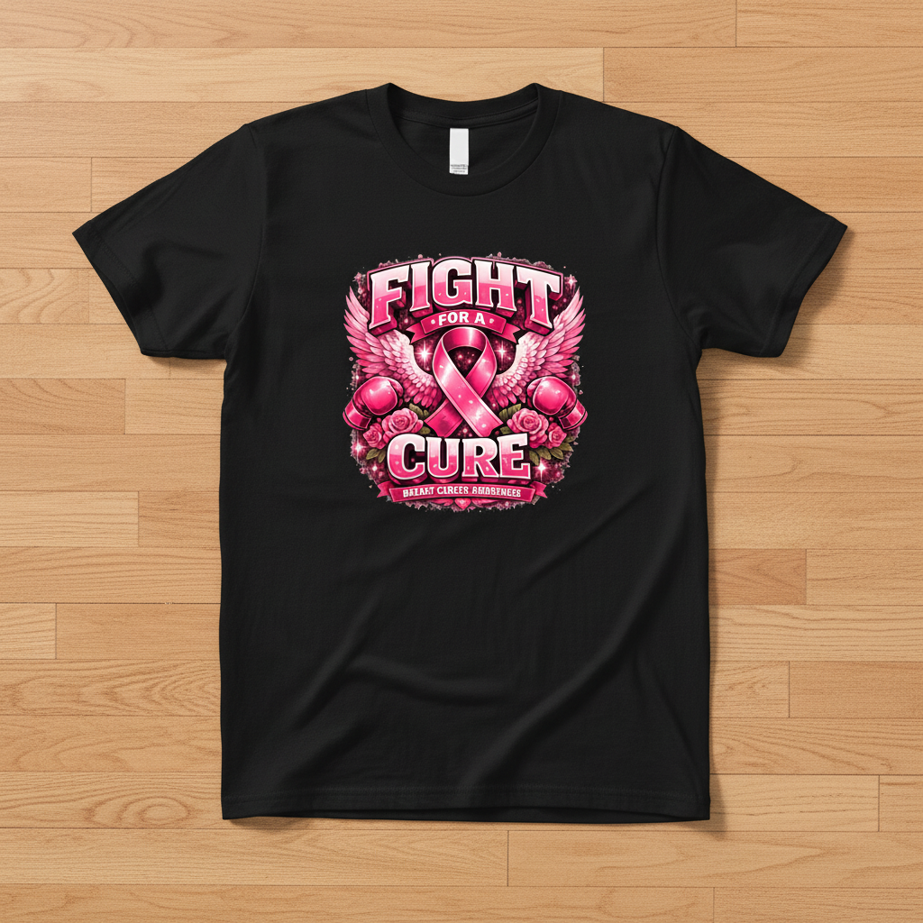 Fight for a Cure Black T-Shirt