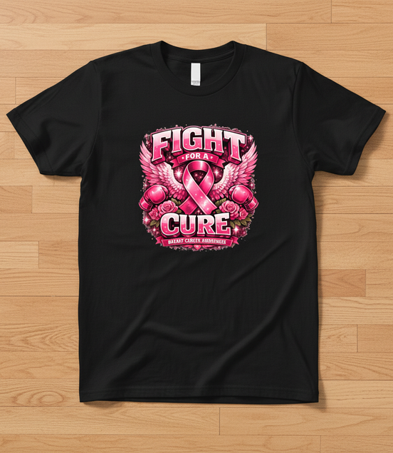 Fight for a Cure Black T-Shirt