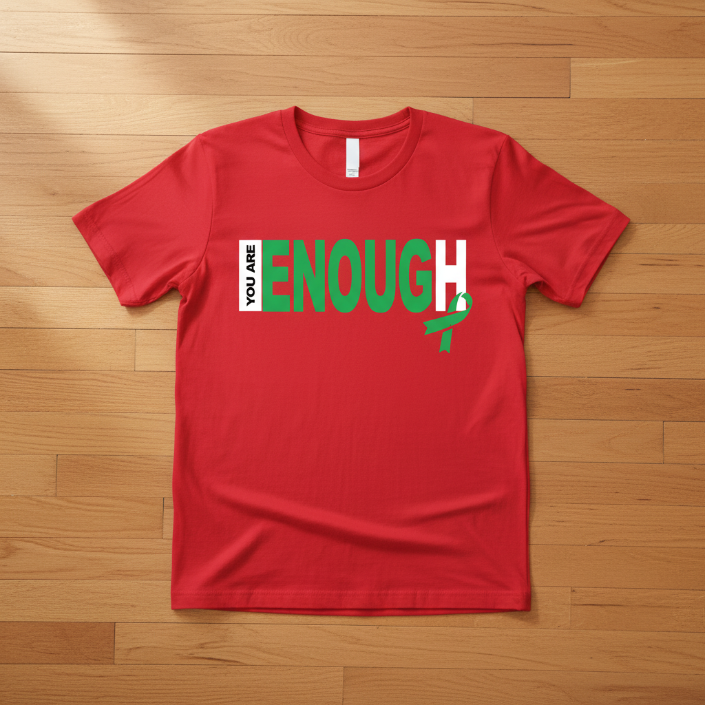 You Are Enough Red T-Shirt