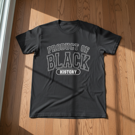Product of Black History Gray T-Shirt