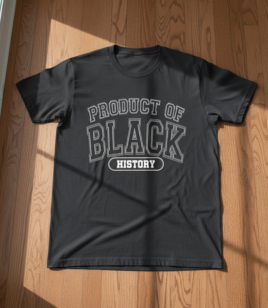Product of Black History Gray T-Shirt
