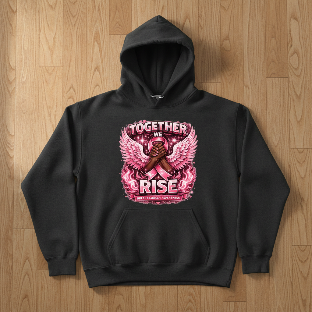 Together We Rise Gray Hoodie